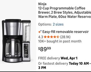 Ninja coffee maker
