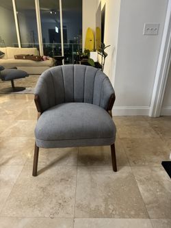 Grey Lounge/accent Chair