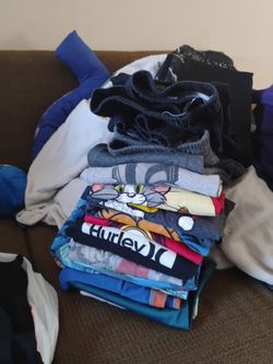 Mixed Clothing Lot – Shirts, Shorts & More