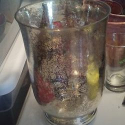 Vase Medium Size For Branches  And Flowers Or Ornaments For Xmas Glitter Or Pinecones