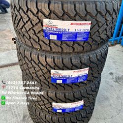 33x12.50/22LT ATLANDER ALL TERRAIN Set of Tires Installed and Balanced Set de Llantas Nuevas Instaladas y Balanceadas
