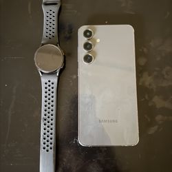 Samsung FE 24 with Galaxy Watch 4