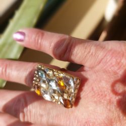 Swarovski Crystal Ring One Size Fits All