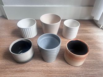 Various Small Planter Pots