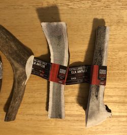 3 Dentley s Nature s XXL and 2 Good Lovin XL Split Elk Antler Dog