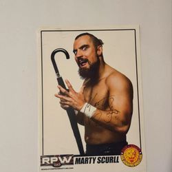 Marty Scurll Autographed Photo (NEW JAPAN, RING OF HONOR, AEW)