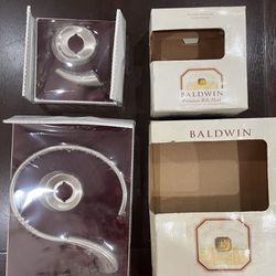 Baldwin Premium Robe Hook And Towel Ring
