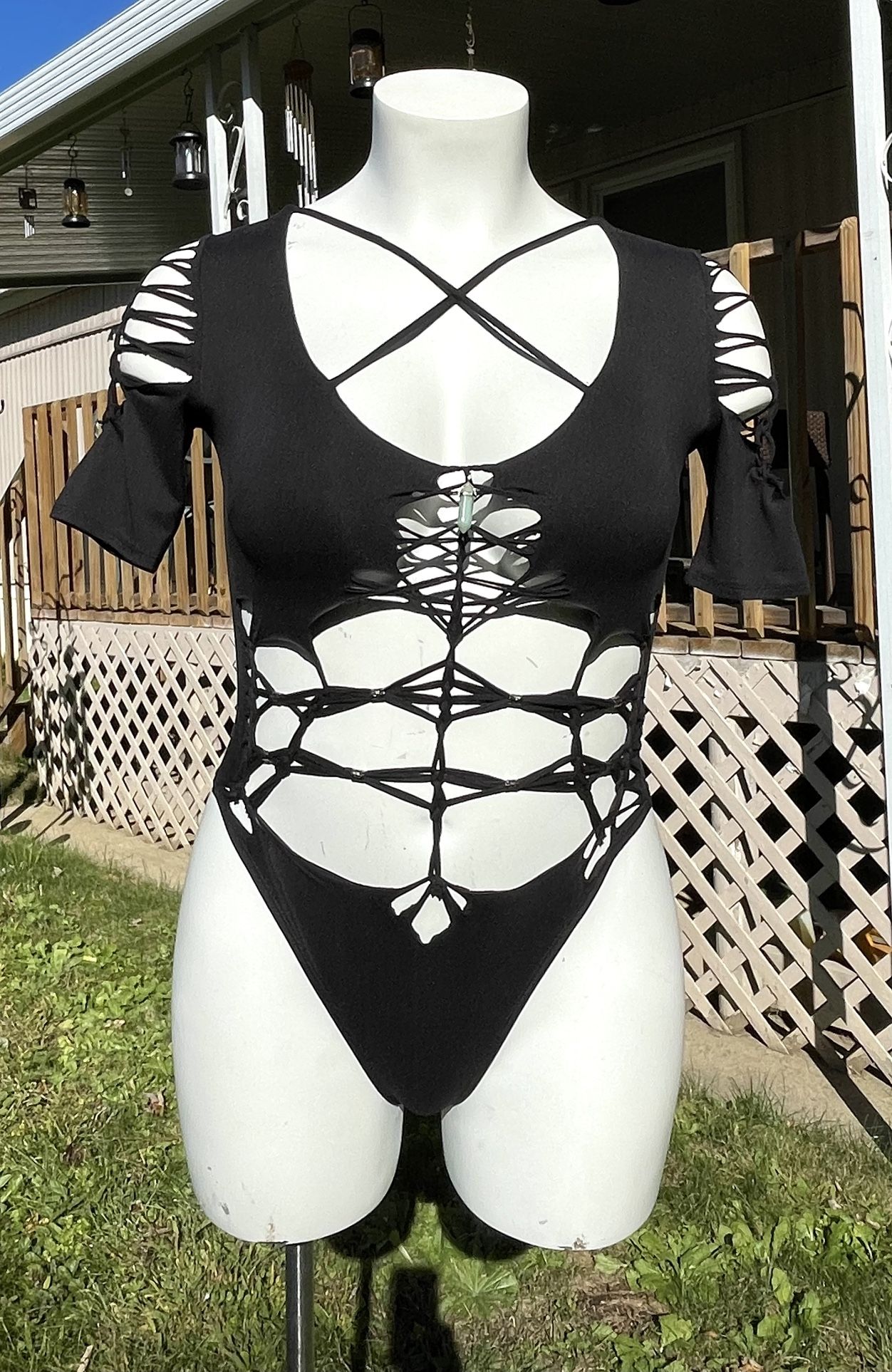 Handmade Braided Bodysuit- Small
