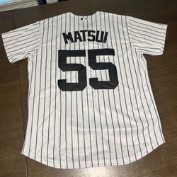 Hideki Matsui New York Yankees Baseball New Adult Large Fast Ship MLB Jersey L 