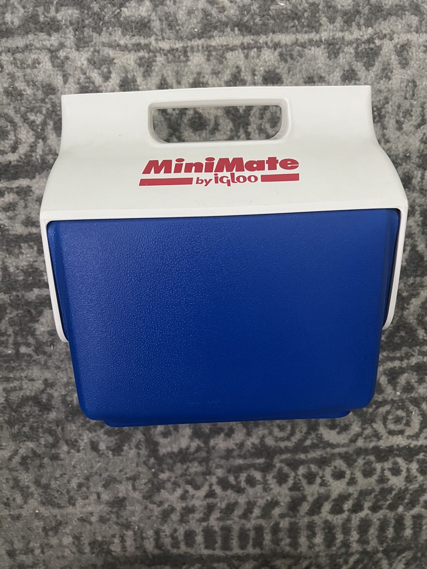 Vintage Mini Mate Personal Cooler Lunch Box by iGLoo Made in USA Blue