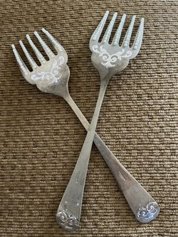 Antique Forks Decorated As Ariel’s Dinglehoppers. 20 Bucks For The Pair 