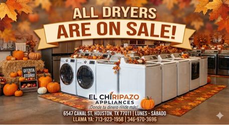 Electric and gas dryers
