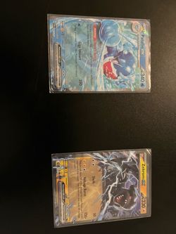 Palafin EX & Zekrom EX Pokémon Cards