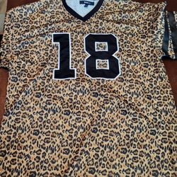 Men Cheetah Print Jersey