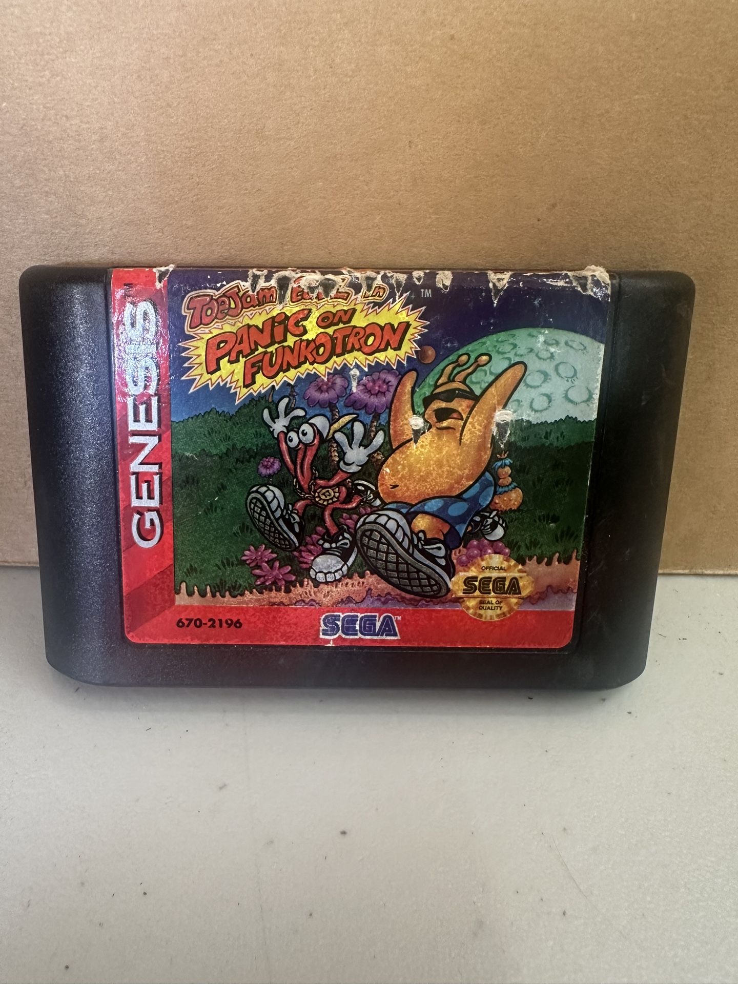 ToeJam & Earl in Panic on Funkotron (Sega Genesis, 1993) Authentic Cartridge 