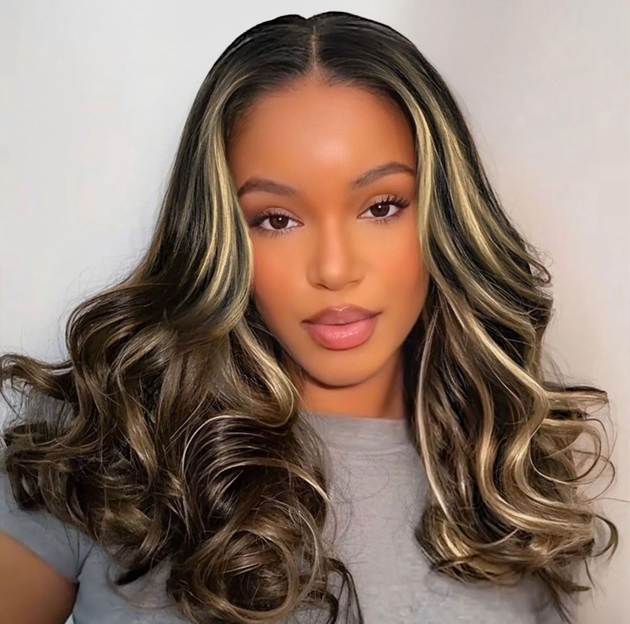 NEW/SEALED Highlight Balayage Wear and Go Glueless Wigs Human Hair Pre Plucked Pre Cut 6×5 Loose Body Wave HD Lace Closure Wigs Human Hair for Black W