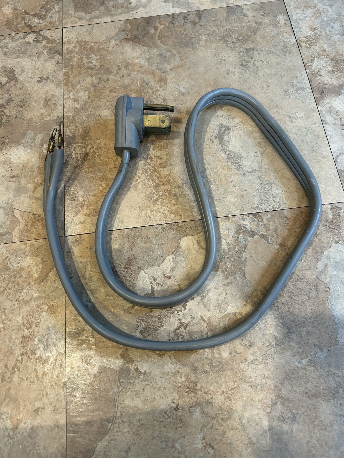 Elecricord Dryer Cord 3-wire Grounded & Terminals, 30 amp, 4 ft