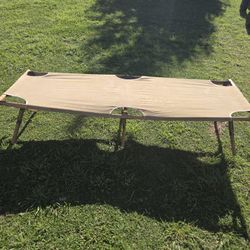 Very old army cot