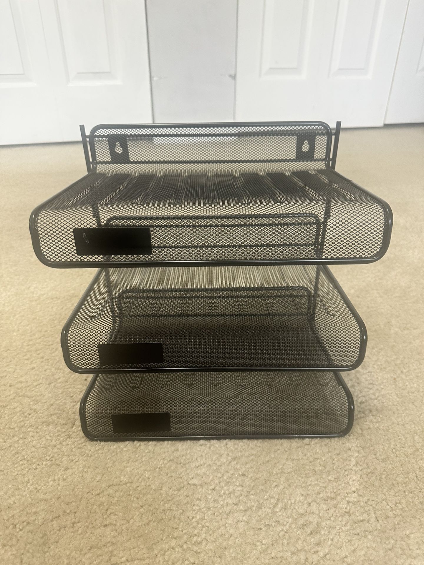 Compartment Metal Mesh File Organizer