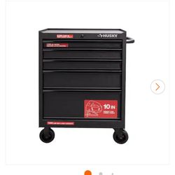 Husky Textured Matte Black Tool Box Combo