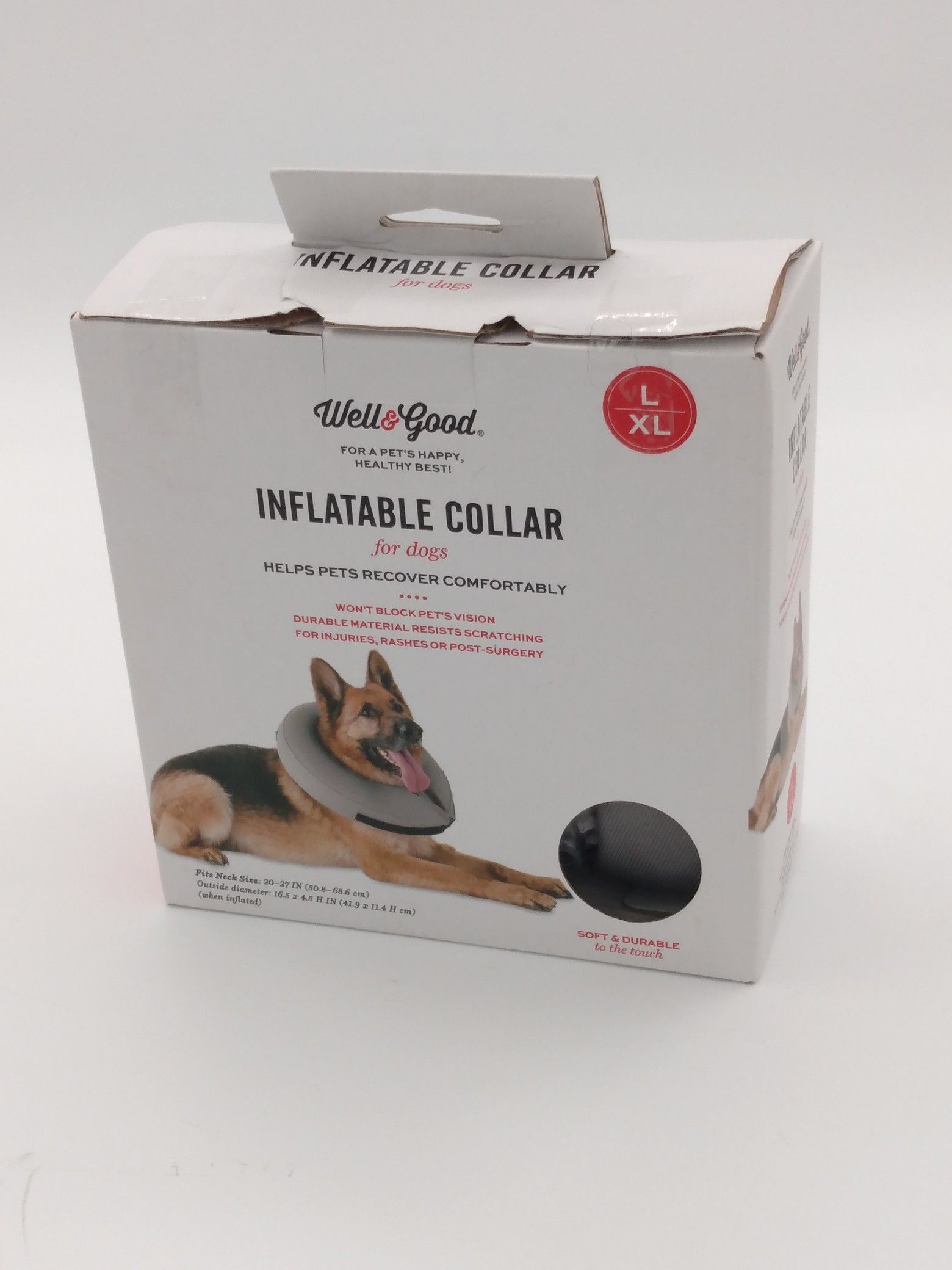 Inflatable x-large collar for dogs