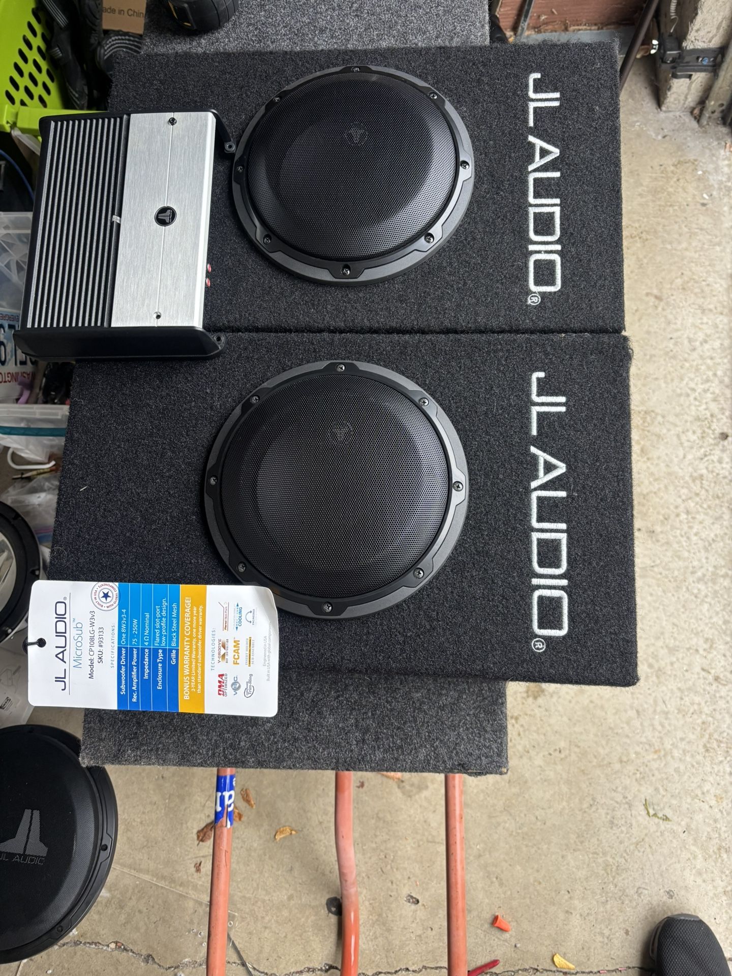 JL Audio Subs And Amp