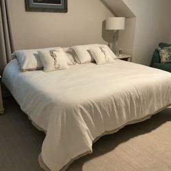 PranaSleep Adjustable Split King Bed with Purple Mattresses 