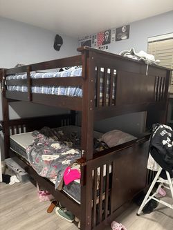 Queen bunk bed frame