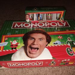 ELF MONOPOLY  AND ELGLASSWARE SET ALL!!BRAND NEW SEALED NEVER OPENED $35.00