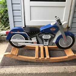 Wooden Motorcycle Rocker