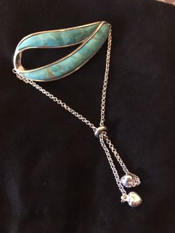 Turquoise chain bracelet