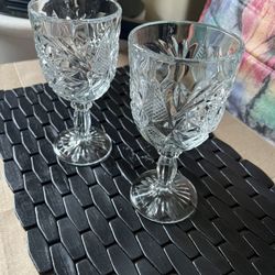 Vintage Libbey Hobster Wine/water Glasses