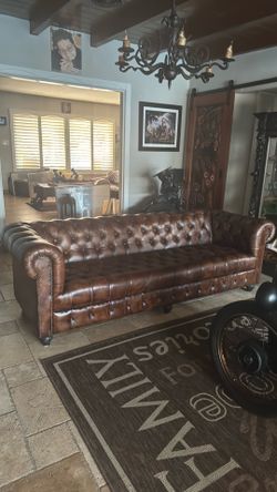 Brown Leather couch