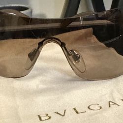 Bvlgari Women’s Sunglasses Rimless Bronze Women’s 