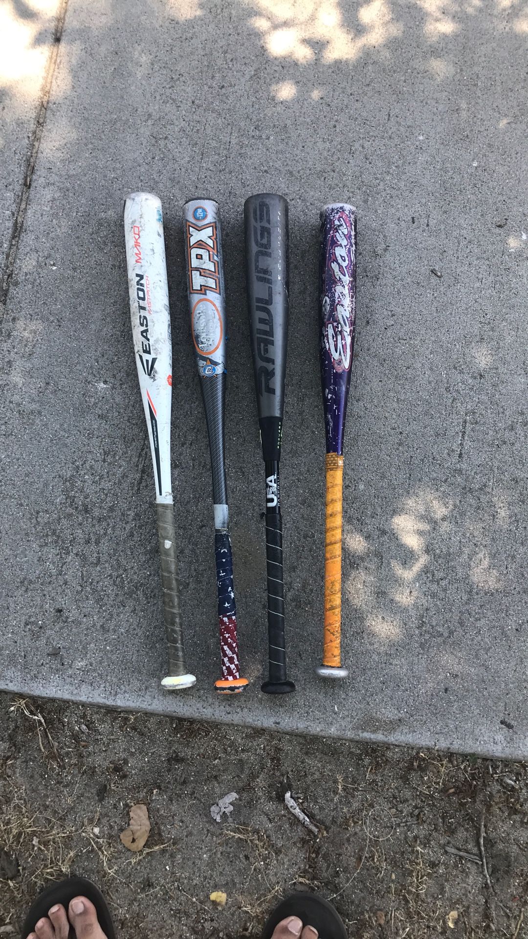 Base Ball Bats Size 28 Fast Pitch