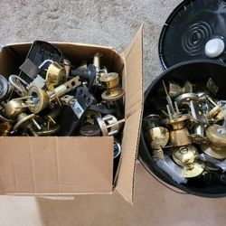 Various Door Knobs And Locks MAKE OFFER