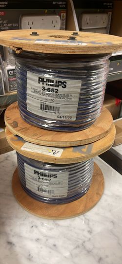 PHILLIPS INDUSTRIES 3-652 Trailer Cable - ARCTIC SUPERFLEX™, 2/14 ga., Dark Blue, -85°F/-65°C, 100 Ft.,
