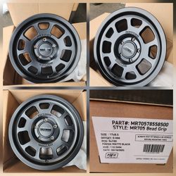 Toyota TUNDRA SEQUOIA Land Cruiser Lexus New 17" METHOD OFF ROAD WHEELS MR705 BEAD GRIP
 