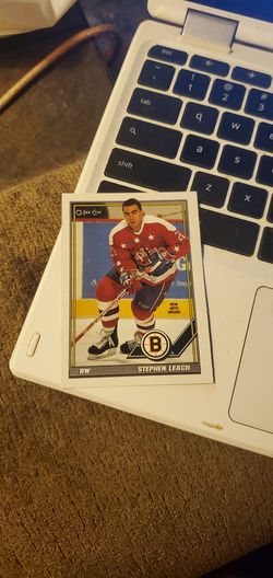 Stephen leach hockey card
