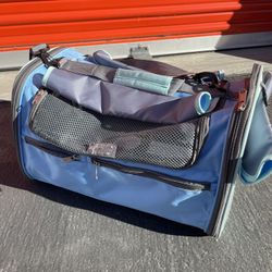 Electric Blue Dog Carrier 