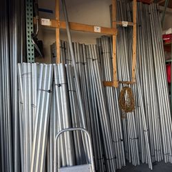 1-5/8" GALVANIZED STEEL TUBE - pipas para carpas