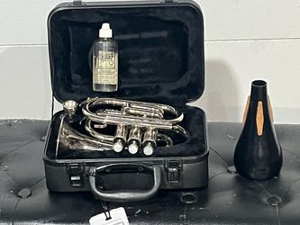 E.F. Durant Pocket Trumpet With Case/ Mute and Valve Oil