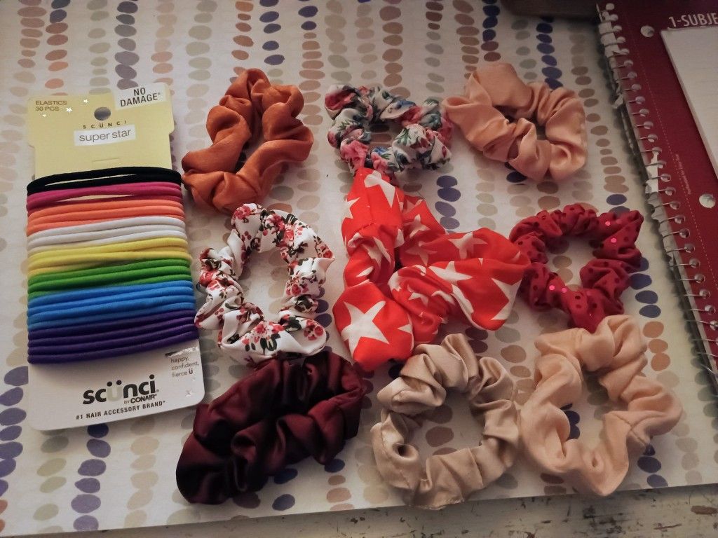 Hair Scrunchies Lot