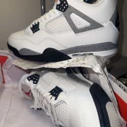 Jordan 4 White Cement