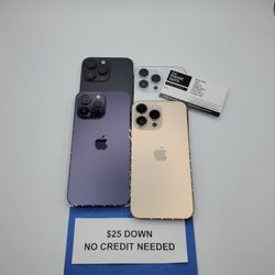Apple iPhone 14 Pro - $25 Down To Take Home In Payments - NO CREDIT NEEDED