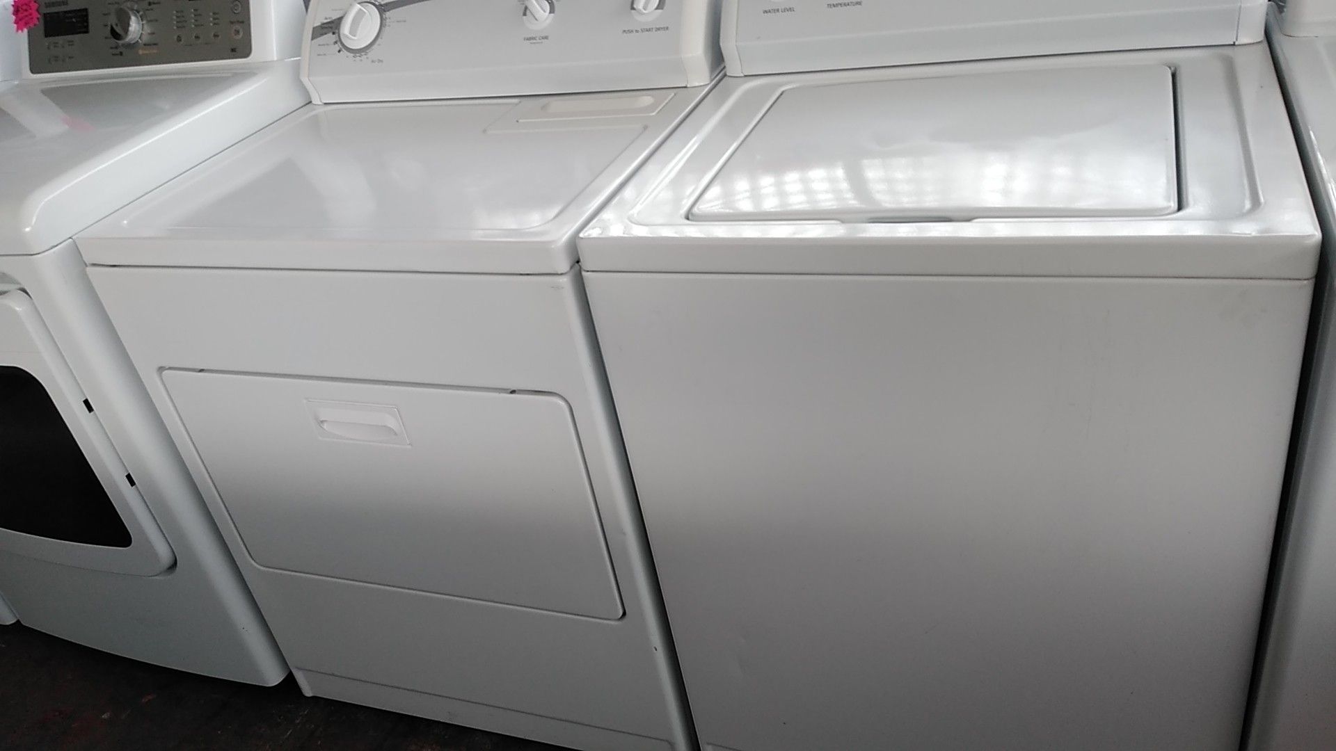 Kenmore washer and dryer