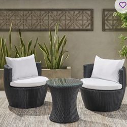 2 - Person Patio Conversation Set with Free Cushions