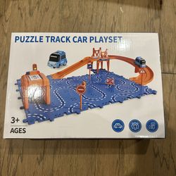 Puzzle Track Car Playset