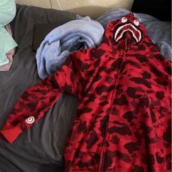 Red Bape Hoodie 