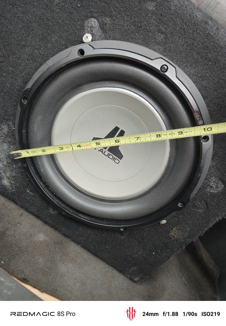 Jl Audio Subwoofer 10 Inch With Alpine Amplifier